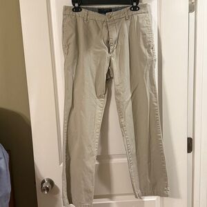 Banana Republic Straight Fit Gavin khaki chino pants W32 L30 men
